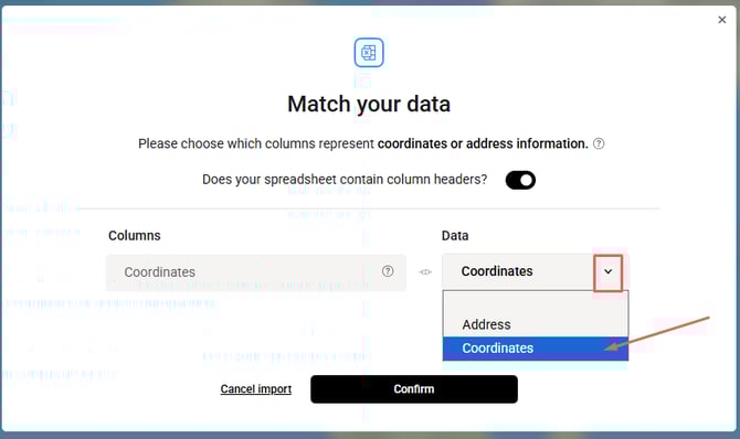 3 match coordinates