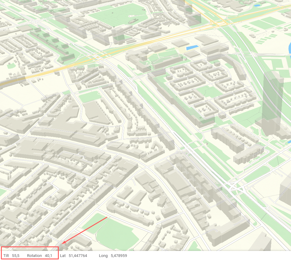 How can I tilt and rotate my map?