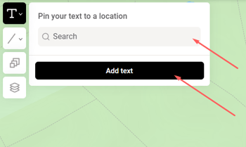 Add free text Mapcreator Next