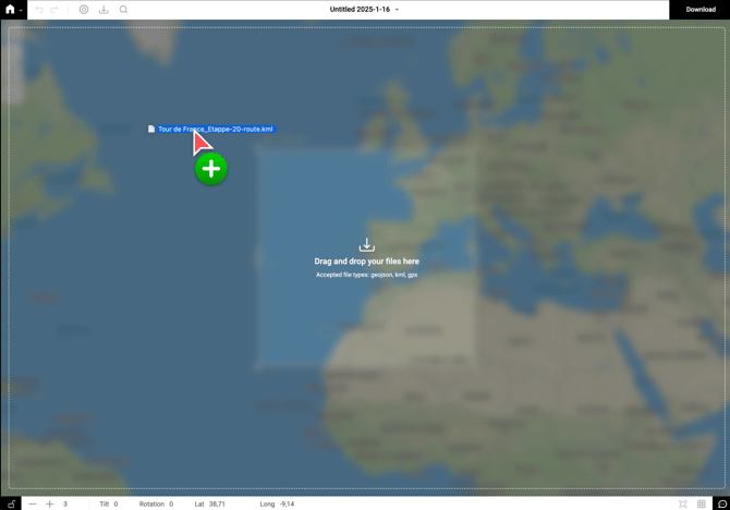 Drag & drop files V5 Mapcreator_KB