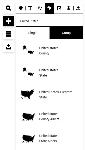 Grouped Areas