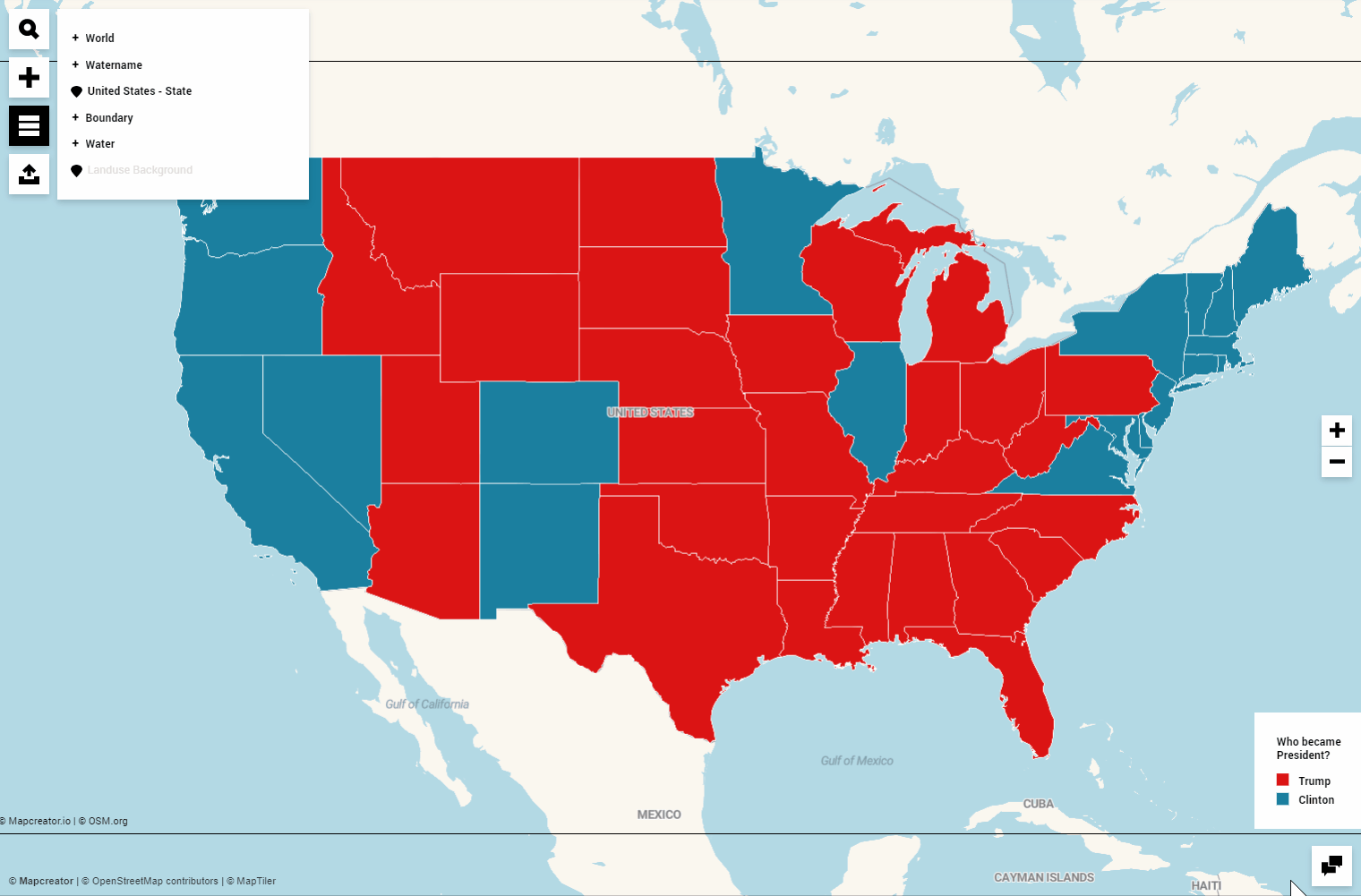 Make your election map interactive