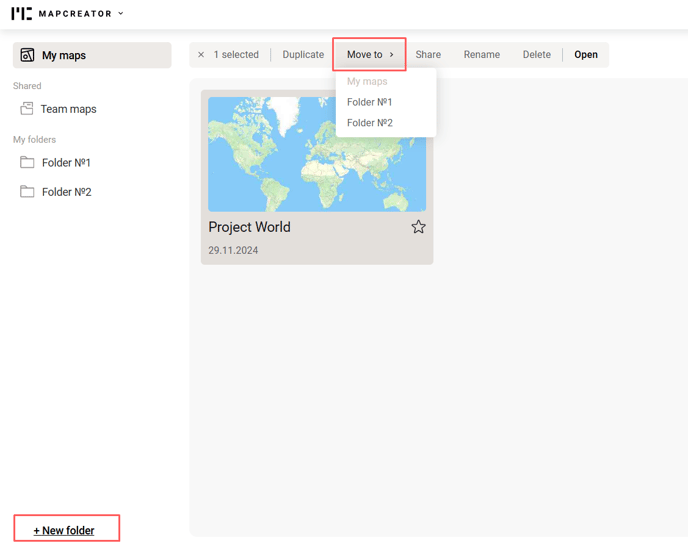 Mapcreator next map templates