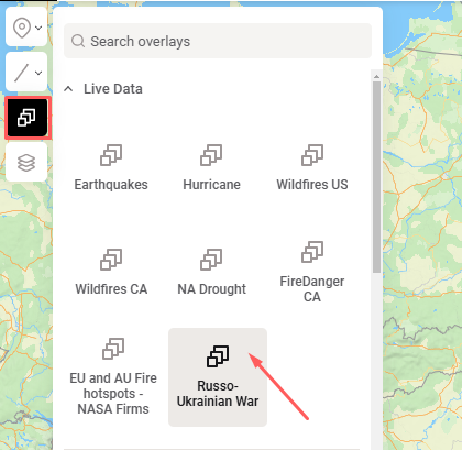 Mapcreator next russo ukraine layer