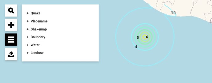 Quake and Shakemap_earthquake data layer