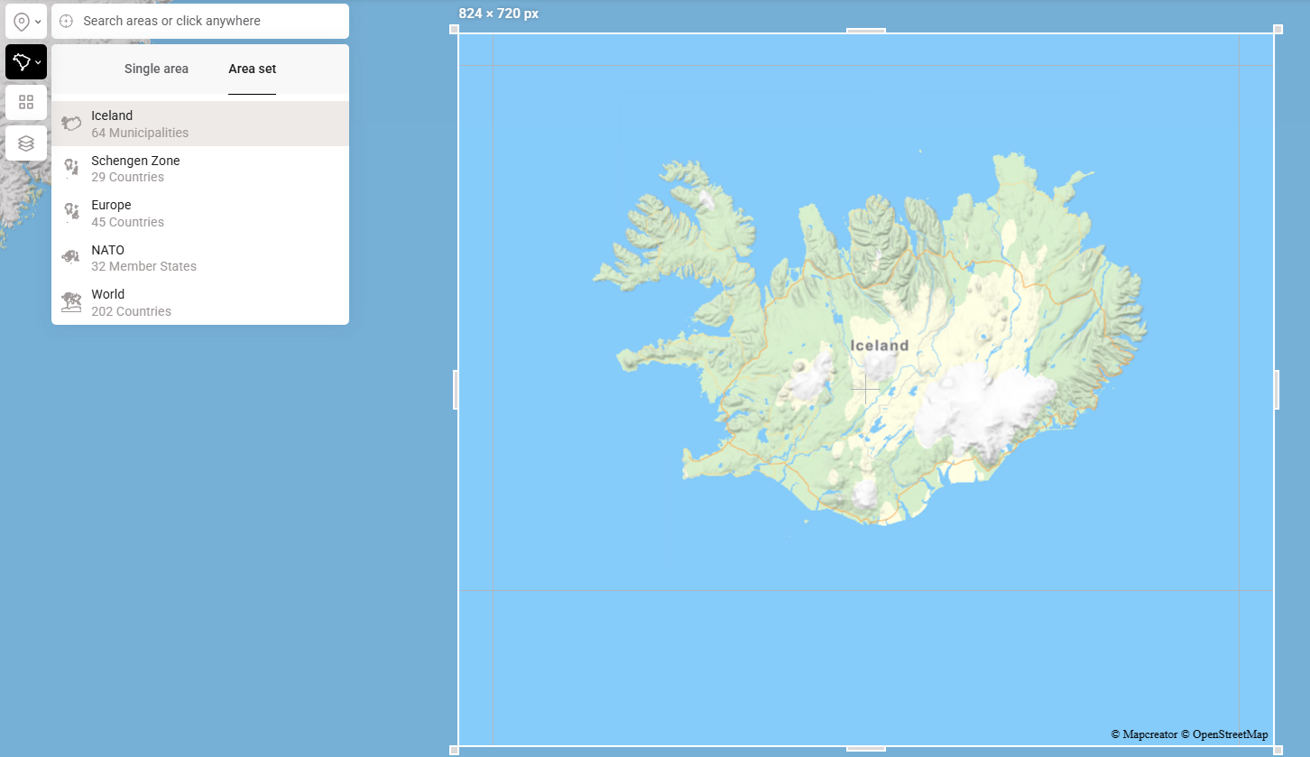 Add – Areas