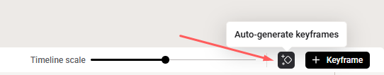auto keyframes button