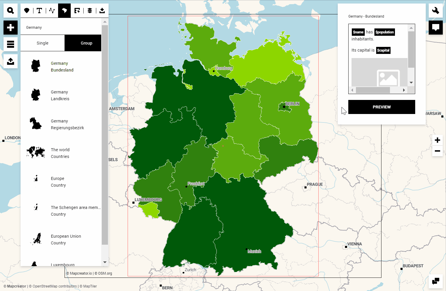 export-choropleth-germany-map