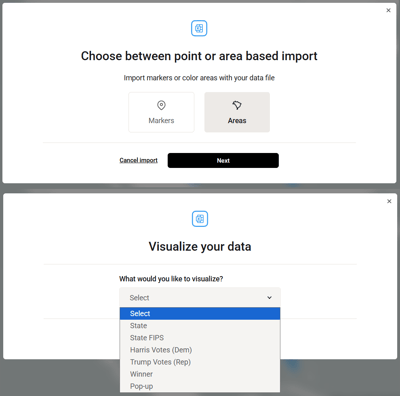 import table