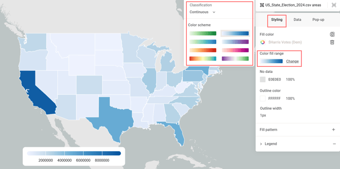 styling electoral data quantative